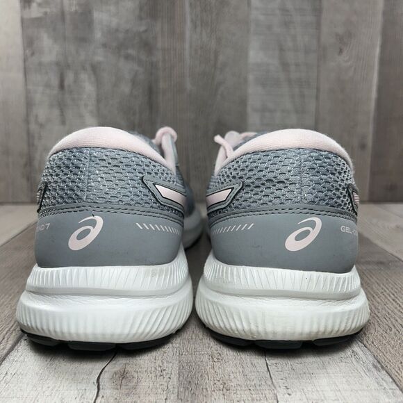 Asics Gel Contend 7 Women's Running Shoes Sneaker Gray Pink Size 11 1012A911 - Picture 9 of 16